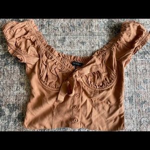 Kendall & Kylie Tie Front Top